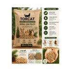 torcat Premium Doğal Organik Çam Peleti Kemirgen Altlığı 10 LT (5 KG)