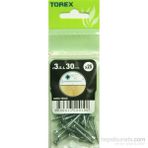 Torex DIN 7505 3.5x30 mm 25li Sunta Vidası