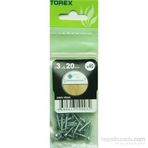 Torex DIN 7505 3x20 mm 40lı Sunta Vidası