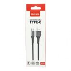 Torima 2.4A Type C Halat Şarj ve Data Kablosu