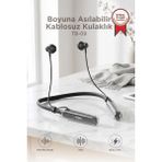 Torima Bluetooth Kulaklık Boyun Askılı Neckband ENC Extra Bass 30 Saat Kullanım TB09 Siyah
