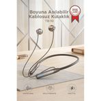 Torima Bluetooth Kulaklık Boyun Askılı Neckband ENC Extra Bass Manyetik Kulaklık TB10 Siyah