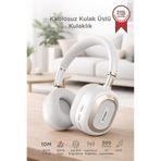 Torima Bluetooth Kulaklık Kulak Üstü Kablosuz Kulaklık HD70 Gri