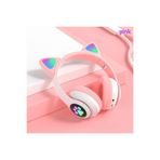 Torima Bluetooth Kulaklık Kulak Üstü Kedi Tasarımlı Kablosuz Kulaklık STN-28 Pembe