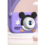 Torima CMR-16 Mor Mini 1080p Hd Çocuk Kamera Dijital Fotoğraf Makinesi 2.0 Inç Ekran 5 Adet Oyun