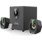 Torima D38 Siyah RGB Işıklı 2 in 1 Subwoofer Bluetooth Hoparlör