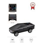 Torima D68 Siyah Cybertruck Araba Tasarımlı Bluetooth Hoparlör 15W Güçlü Ses Rgb Led /Tws/Usb