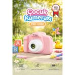 Torima Dijital Fotoğraf Makineleri Çocuk Kamerası 1080P Hd CMR7 Pembe