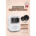 Torima Dijital Fotoğraf Makineleri Video Kamera Mini Anahtarlık 480P CMR36 Beyaz