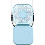 Torima F-05 Mini Fan Tutmalı Şarjlı 3 Kademeli Vantilatör Klima Soğutucu Fan Mavi