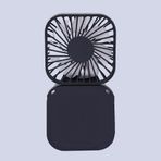 Torima F-05 Mini Fan Tutmalı Şarjlı 3 Kademeli Vantilatör Klima Soğutucu Fan Siyah