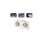 Torima F-23 Beyaz LED Işıklı Çift Fanlı Mini Masaüstü Vantilatör