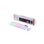 Torima Gaming Rgb Işıklı Kablolu Q Klavye Ve Mouse Seti Beyaz TMK-03