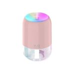 Torima H6 Pembe 200ML Ultrasonik Renkli Hava Nemlendirici Buhar Makinesi ve Aroma Difüzörü