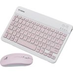 Torima Kablosuz Klavye Mouse Seti TMK-04 Pembe Ergonomik Tasarımlı Bluetooth Bağlantılı Kullanım