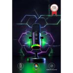 Torima Mikrofon Podcast Vokal Kaydı Oyun İçin Dinamik USB XLR Çift Çıkışlı Profesyonel Kablosuz Mikrofon YU7 Siyah