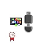 Torima Mini Araç Multimedya Dönüştürücü Adaptör Usb Type-C Uyumlu 2IN1 Kablosuz Carplay TAB06