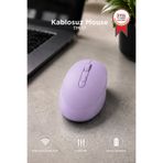 Torima Mouse Çift Modlu Sessiz Kablosuz Fare TM17 Mor