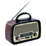 Torima NS-01 Kahverengi Nostajik Radyo Bluetooth Hoparlör