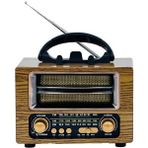 Torima NS-02 Gold Nostajik Radyo Bluetooth Hoparlör
