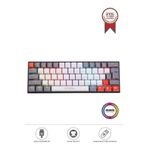 Torima Oyuncu Klavyesi Rgb Işıklı Mekanik Şarjlı Kablosuz Blue Switch Q Klavye TK11 Beyaz