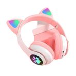 Torima Pembe Kedi Kulak Ustu Kablosuz Bluetooth Kulaklik Stn-28
