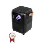 Torima Projeksiyon Cihazı Taşınabilir Ev Sineması 4K 1080P Bluetooth Android Akıllı Projektör T11 Siyah