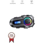 Torima Q10 Siyah Lcd Ekranlı Bluetooth Motosiklet Kulaklığı Intercom