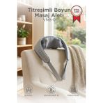 Torima Şarjlı Masaj Cihazı VNB01 Gri İnsan Eli Hissi Veren Boyun Sırt ve Bacak Masaj Aleti - Beyaz