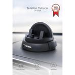 Torima Telefon Tutucu 360 Derece Dönebilen Araç İçi Oto Aksesuarları JX059 Siyah