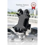 Torima Telefon Tutucu Motorbisiklet Bisiklet Oto Aksesuarları JX042 Siyah