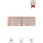 Torima Tk-08 Pembe Kablosuz Katlanabilir Şarjlı Taşınabilir Mini Bluetooth Klavye