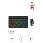 Torima Tmk-09 Siyah Şarj Edilebilir Rgb Işıklı Kablosuz Klavye Mouse Seti