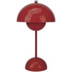 TORİMA Torima Lw-12 Şarjlı 3 Modlu Yuvarlak Masa Lambası Led Gece Lambası Kırmızı