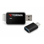 TORİMA Torima Tab10 Mini 2In1 Kablosuz Carplay Usb Ve Type-C Uyumlu Araç Multimedya Dönüştürücü Adaptör