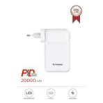 Torima TRM-1027 Beyaz 20000 mAh Type-C Lightning 22,5 W Hızlı Şarj Dijital Göstergeli Powerbank