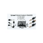 TORK 1,5mm İZOLELİ KABLO YÜKSÜĞÜ 100 ADET 16AWG