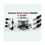 Tork 25 mm Izoleli Kablo Yüksüğü – 4 Awg – Siyah Renk – 25 Adet