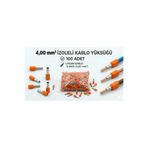 TORK 4mm İZOLELİ KABLO YÜKSÜĞÜ 100 ADET 12AWG