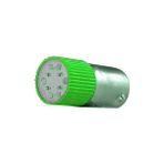 Tork BA9SC-110-Y 110V AC/DC Yeşil Buton Led Ampul