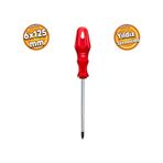 Tornavida Yıldız Tornavida Kırmızı Plastik Sap 6X125 Mm