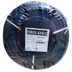 Toros Kablo Ttr 3 X 1.5Mm Cca Kablo H05 W-F Siyah 100 Metre
