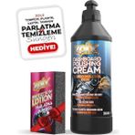 Torpido Plastik Parlatıcı Bakım Kremi Tüm Araçlar Için 500ML + Sünger Hediyeli. - Standart