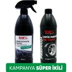 Torpido ve Plastik Parlatıcı 750 Ml.+ Lastik Parlatıcı 750 ml