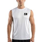 Torq Athletics Sıfır Kol Tişört Small - Beyaz