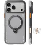 TORRAS Ostand Q3 Air iPhone 17 Pro Kılıfı (6,3 inç) – Güçlü Manyetik Standlı, MagSafe Uyumlu, Hava Yastıklı Askeri Darbe Koruması, Kamera Kontrolü Destekli Telefon Kılıfı