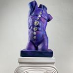 Tors Galaxy Pop Art Dekoratif Roma Yunan Heykelleri