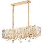 Tortes 80'lik Gold Kristal Taşlı Avize - 10