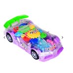 Toru Toys Işıklı ve Müzikli Şeffaf Çarp Dön Araba