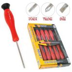 Torx-düz-yıldız Saatçi Klemens Tornavida Seti 10 Parça